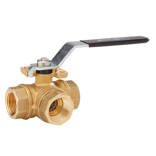 3T3300/3L3400 Series Three Way Brass Ball Valves Marwin Valve